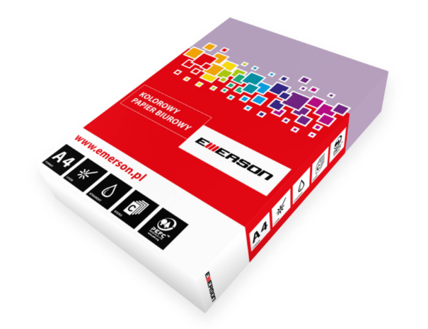 Papier kolorowy - Emerson - fuksja A4 500'