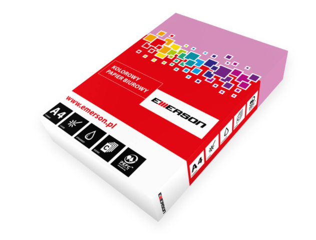 Papier kolorowy - Emerson - liliowy A4 500'