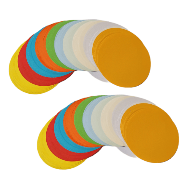 KÓŁKA ORIGAMI - PAPIER KOLOROWY ORIGAMI - 2 cm - 200 sztuk - kółek