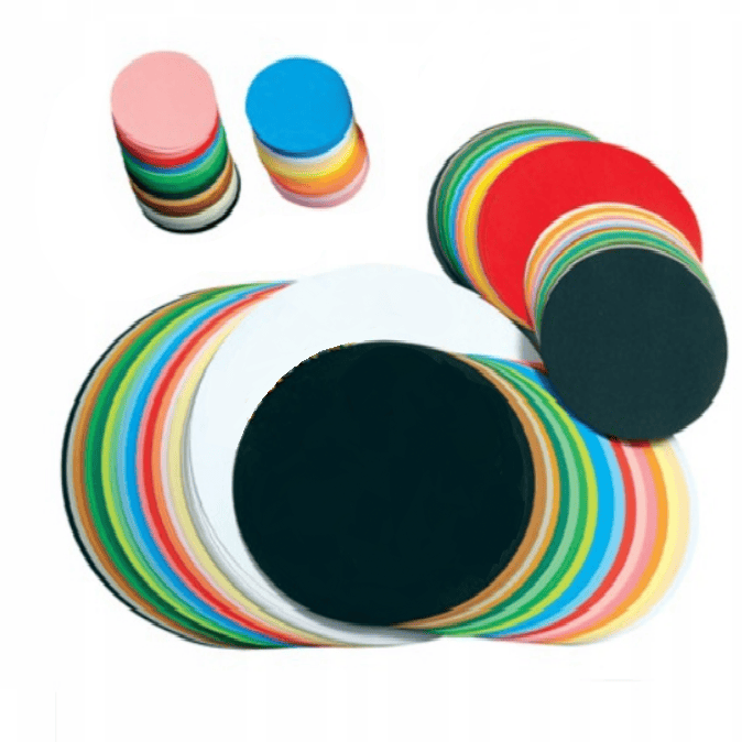 KÓŁKA KOŁA ORIGAMI - PAPIER ORIGAMI - 2, 3, 5, 8, 10 cm - 500 sztuk kółek