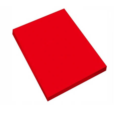 Papier kolorowy - czerwony - A4 - 100'